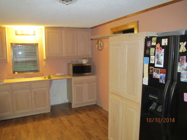 Kitchen Remodel (New Cabinets Before Stained)